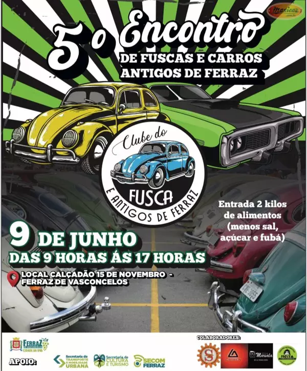 5º Encontro de Fuscas e Carros Antigos de Ferraz de Vasconcelos, S